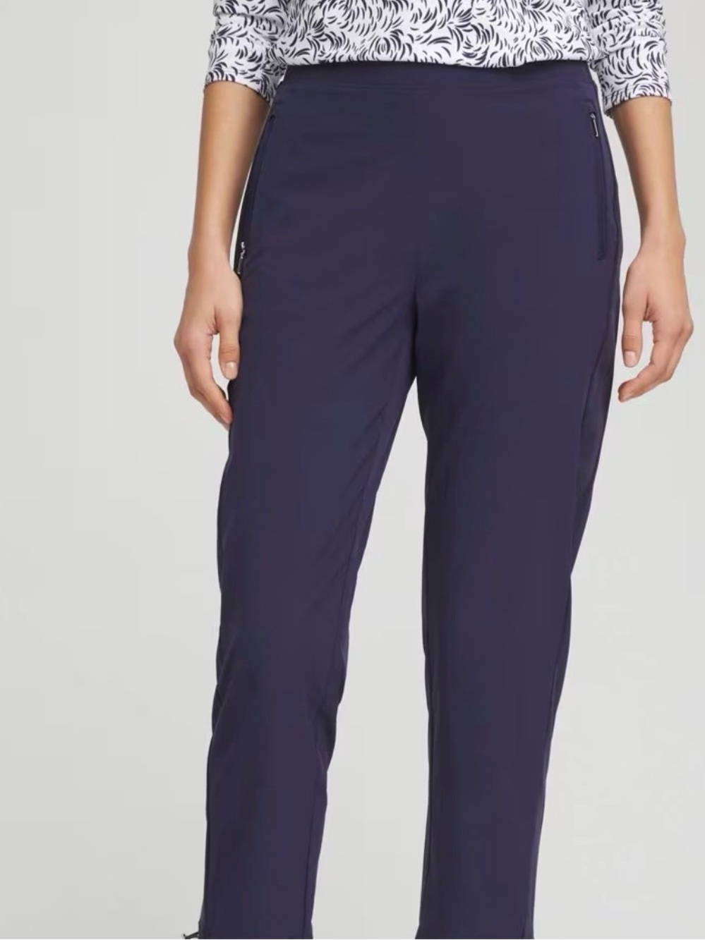 Zenergy® UPF Rib Mix Cropped Pants
